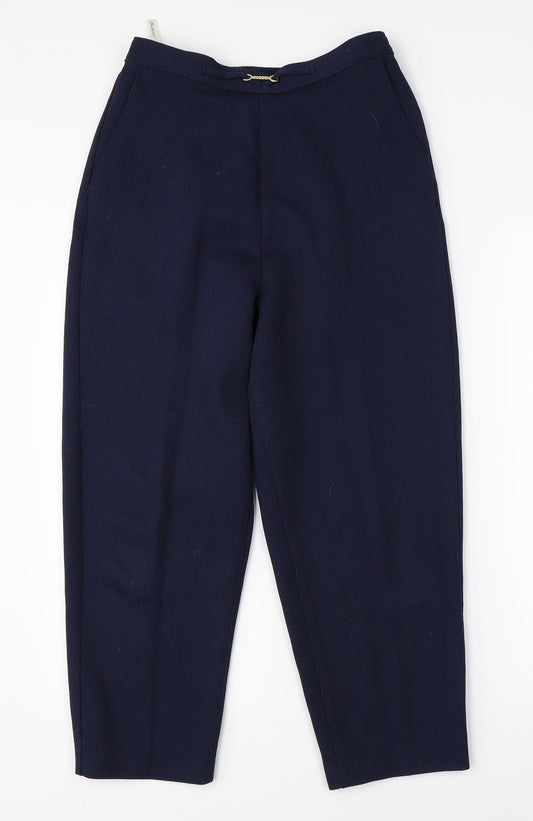 Womens UK Size 14 Berkertex Regular Fit Blue Trousers