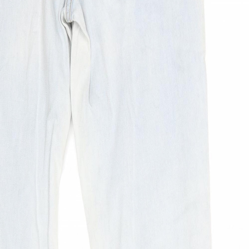 Zara Womens Blue Straight Jeans Size 38 L31 in