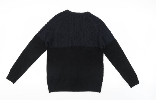 Cedar Wood State Mens Multicoloured Pullover Jumper Size S