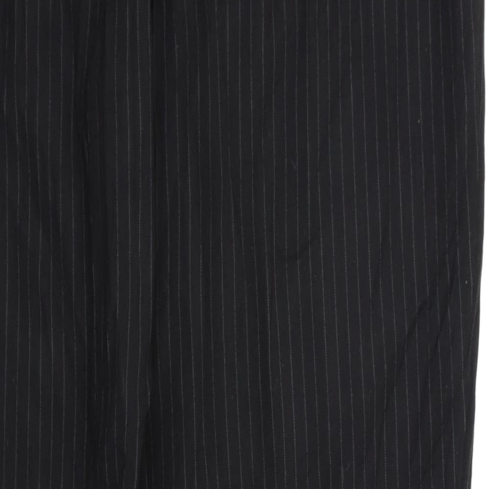 Womens UK Size 14 Marks and Spencer Regular Fit Black Trousers