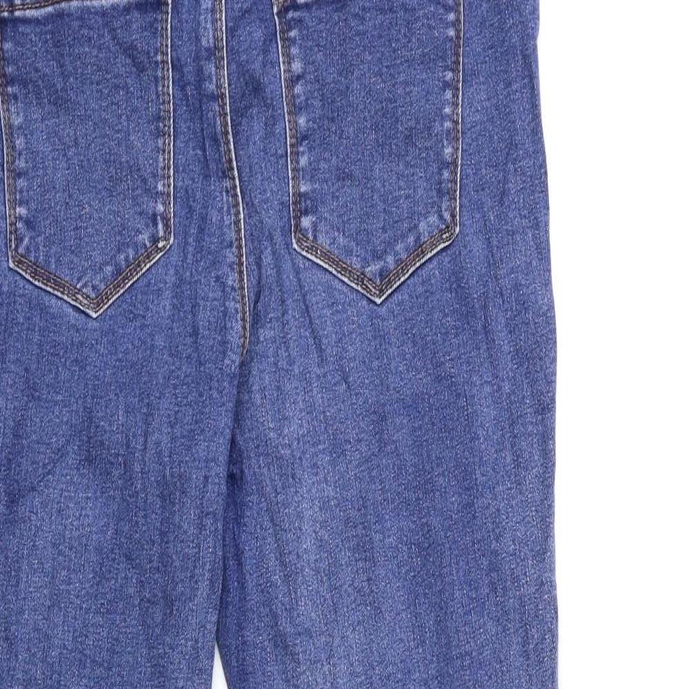Dorothy Perkins Womens Blue Denim Straight Jeans Size 8 L23.5 in