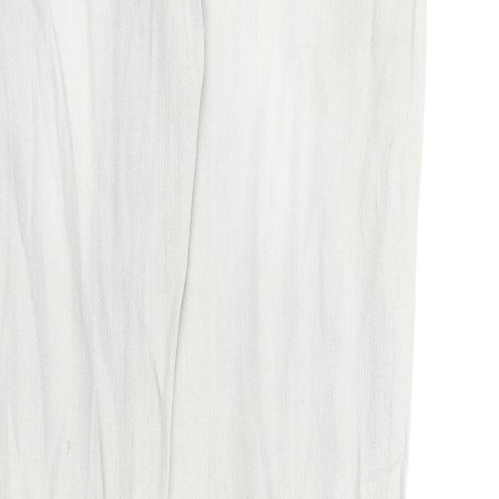 NEXT Womens Grey Denim Straight Jeans Size 10 L30 in