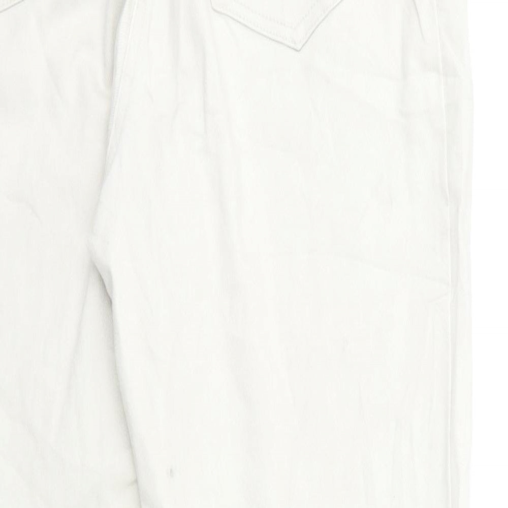 JB Nice Size Mens Beige Denim Bootcut Jeans Size 18 L29 in