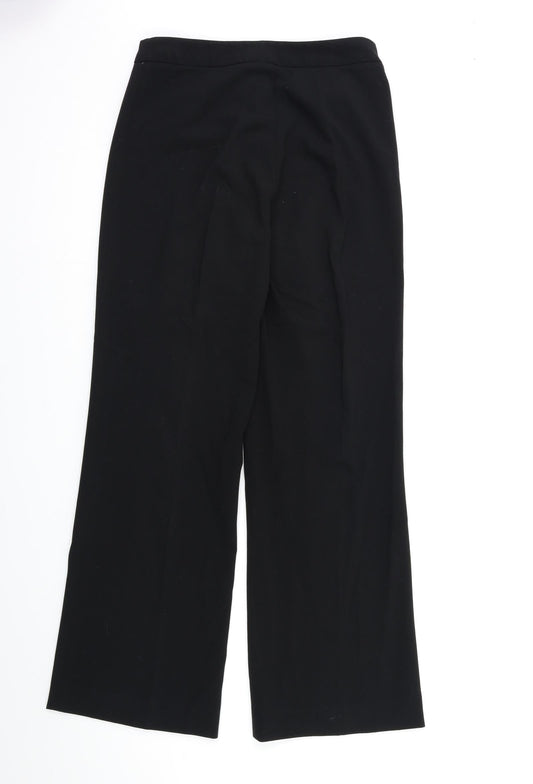 Womens UK Size 10 Joella Di Marco Regular Fit Black Trousers