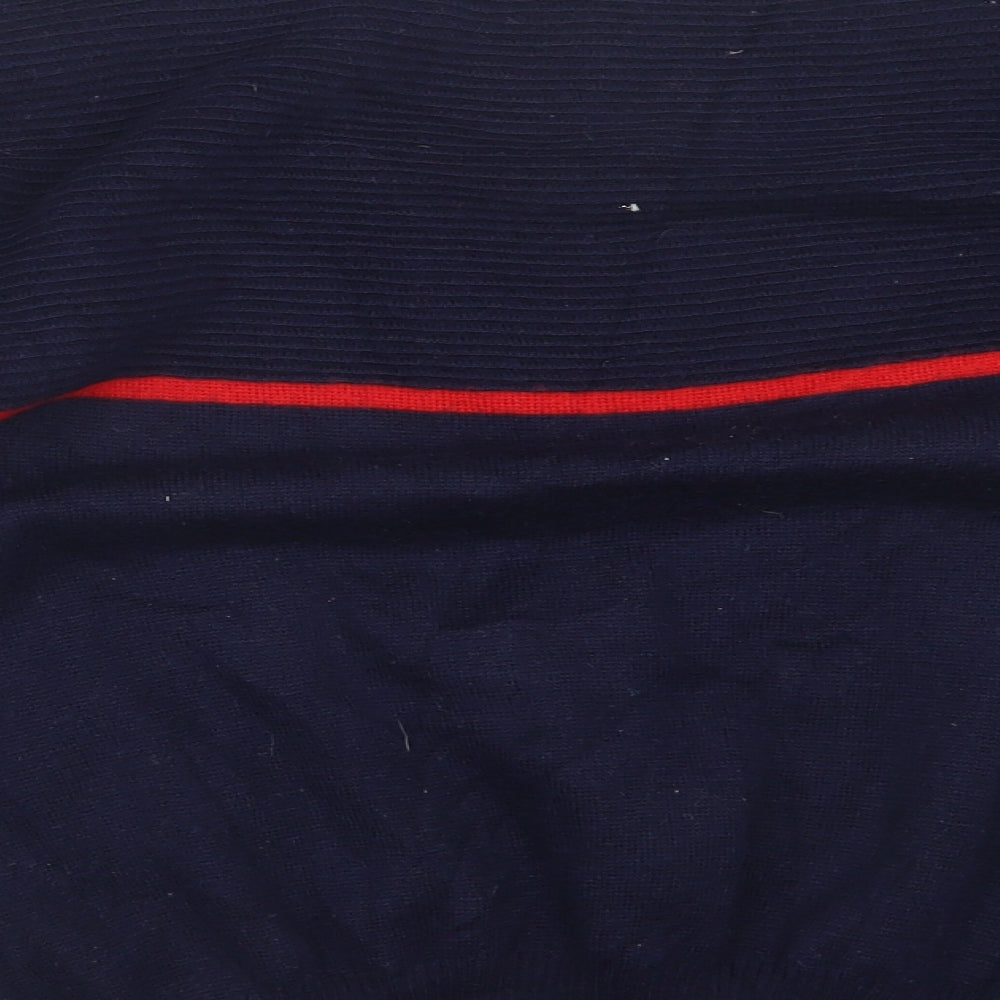 Viyella Cup Womens Blue Knit Pullover Jumper Size M