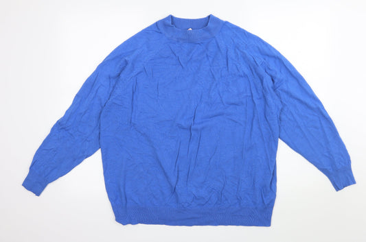 Marisota Womens Blue Knit Pullover Jumper Size 20