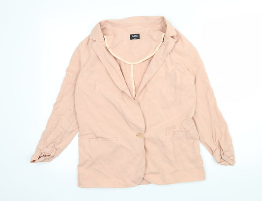 Womens UK Size 12 Oasis Pink Jacket