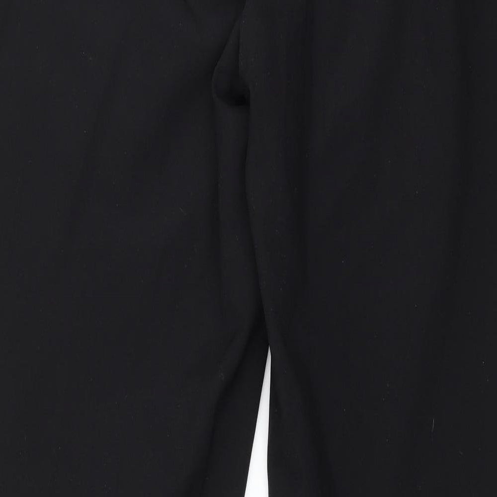 George Mens Black Trousers Size 16 L30 in
