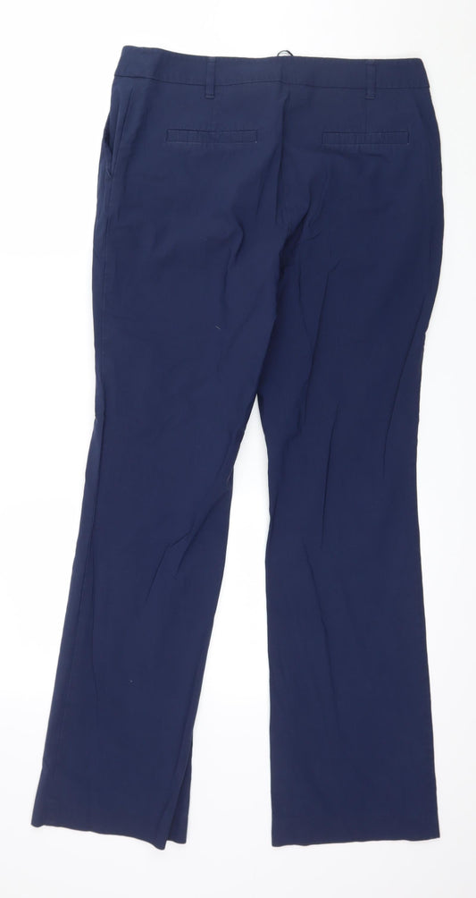 TU Womens Blue Trousers Size 12 L30 in