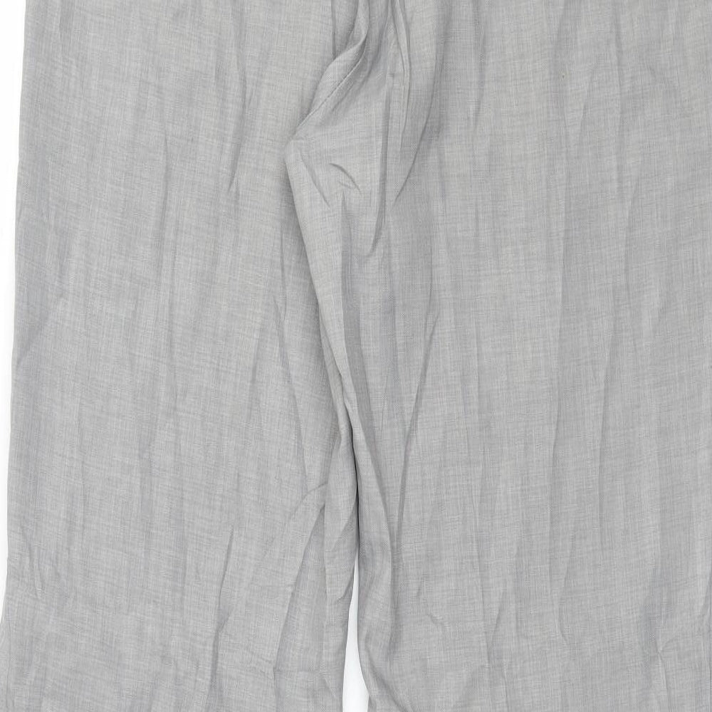 Womens UK Size 14 H&M Regular Fit Grey Trousers