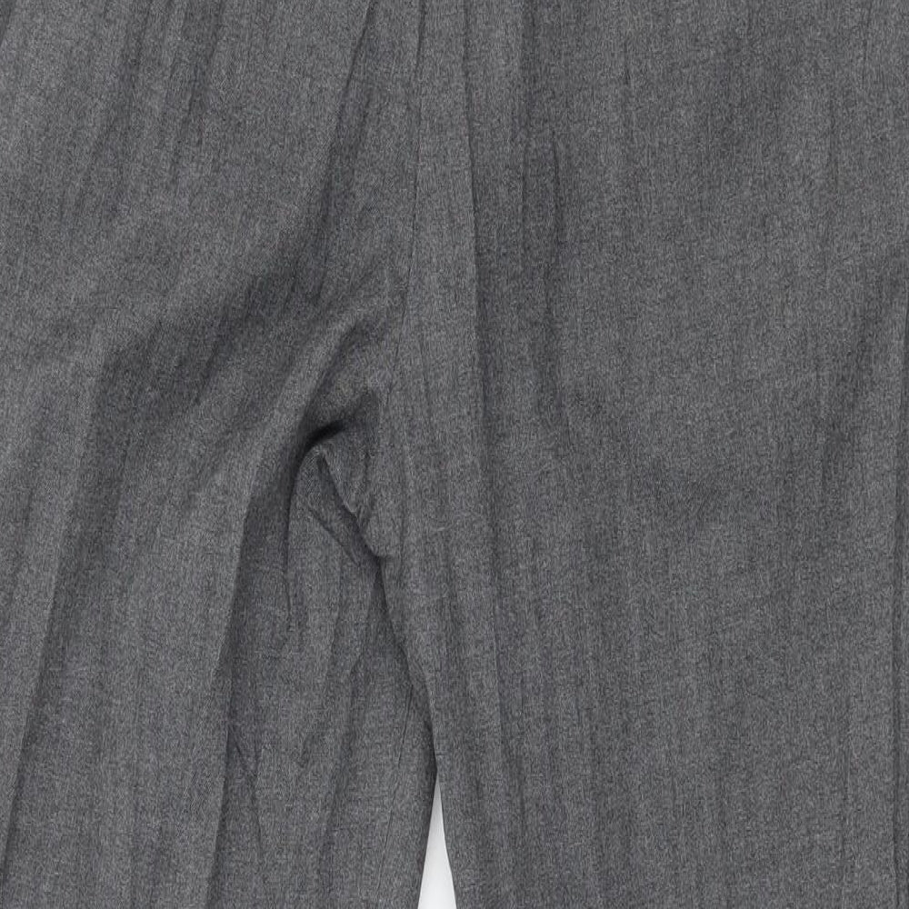 Topshop Womens Grey Trousers Size 6 L25 in