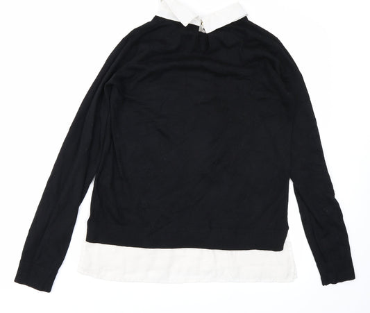 Dorothy Perkins Womens Black Pullover Jumper Size 10