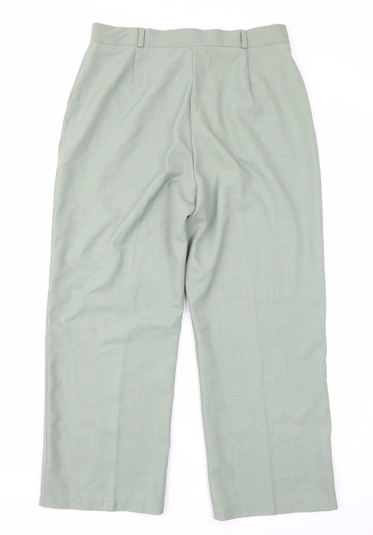 Bonmarché Womens Green Trousers Size 16 L22 in