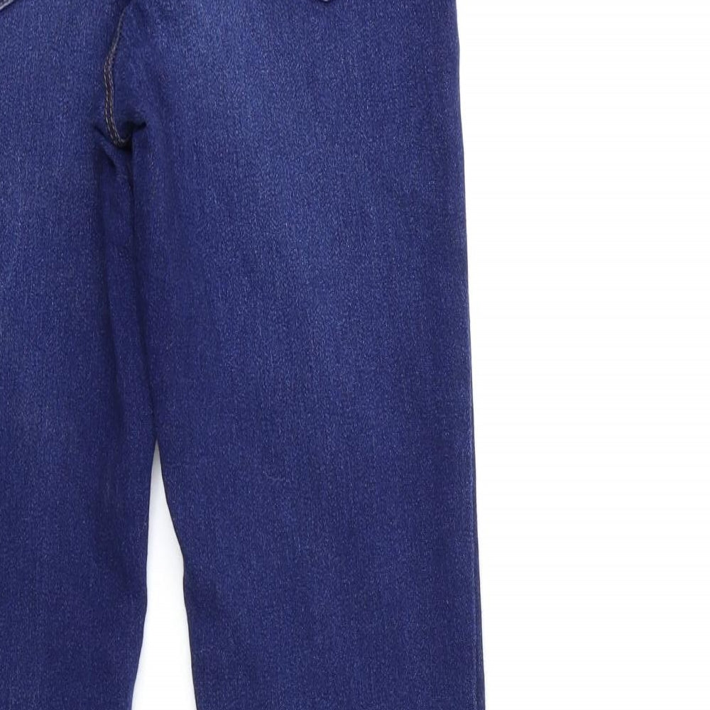 Denim & Co. Womens Blue Denim Skinny Jeans Size 8 L27 in