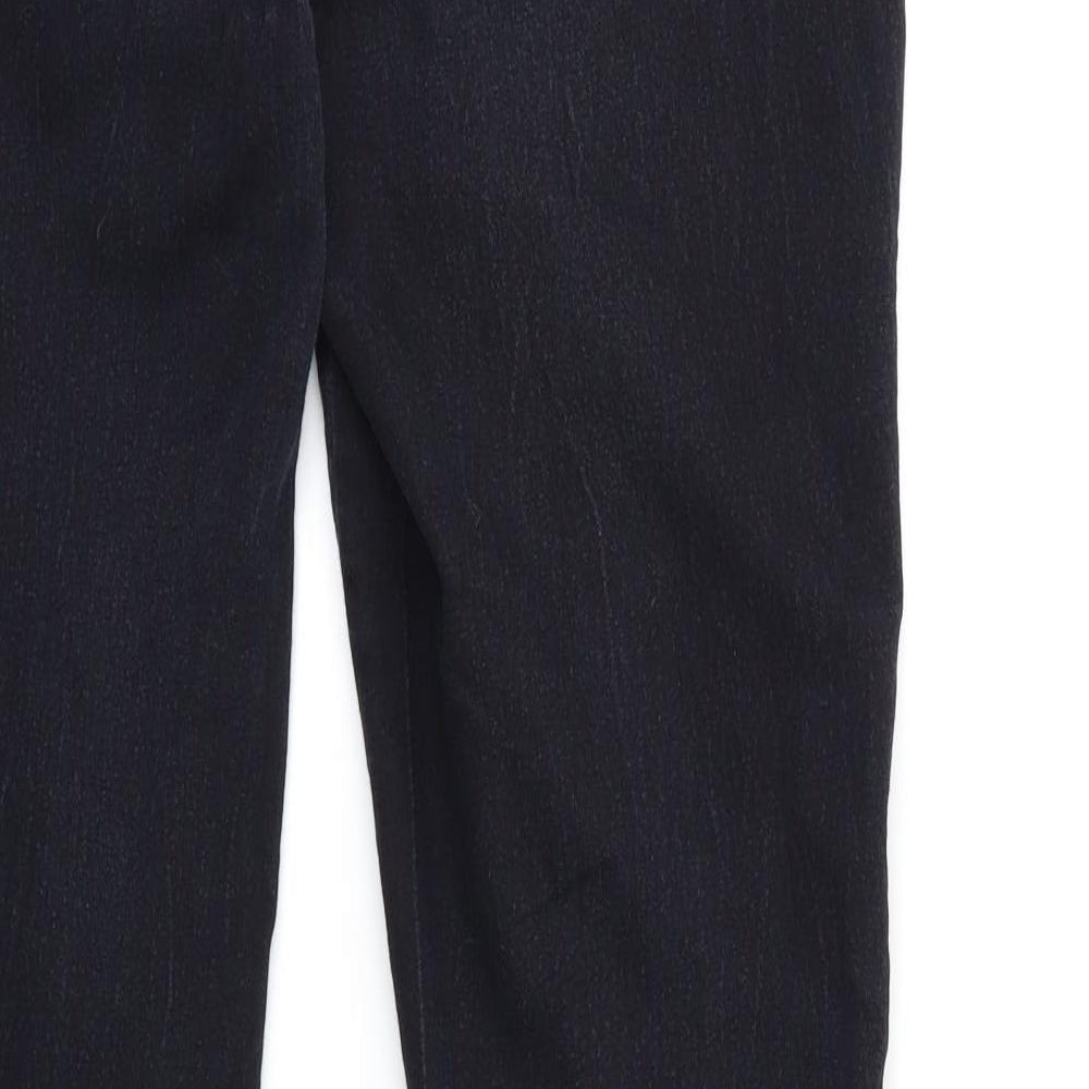 Denim & Co. Womens Black Denim Jegging Jeans Size 10 L32 in