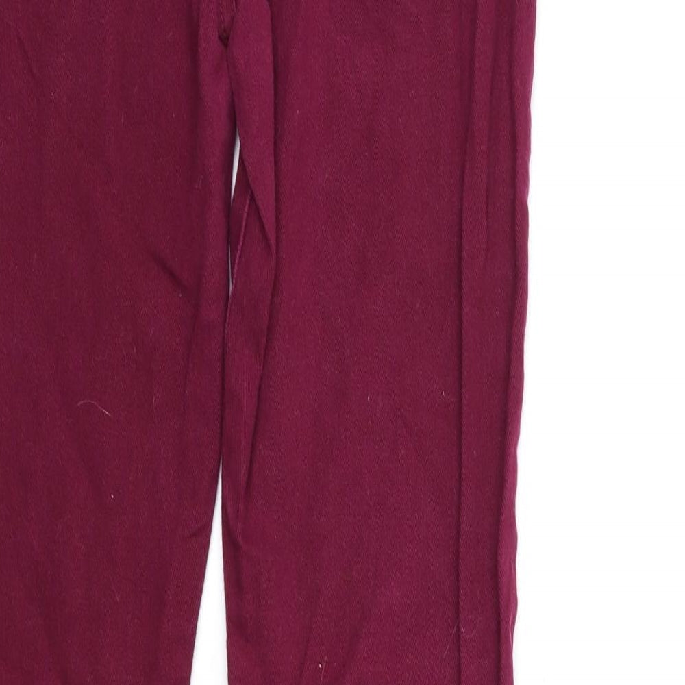 Preworn Womens Pink Denim Skinny Jeans Size 30 in L28 in