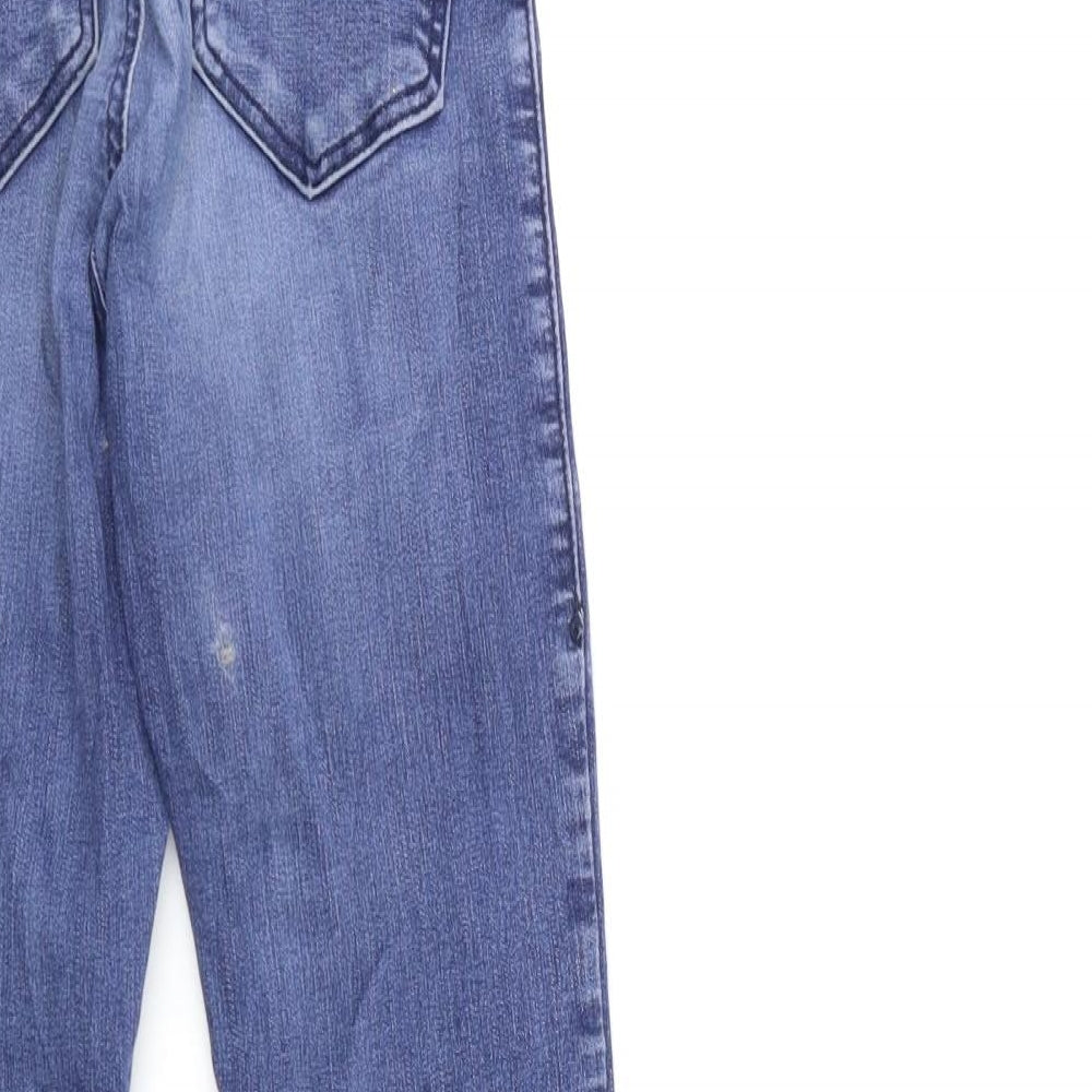 Topshop Womens Blue Denim Skinny Jeans Size 26 in L30 in