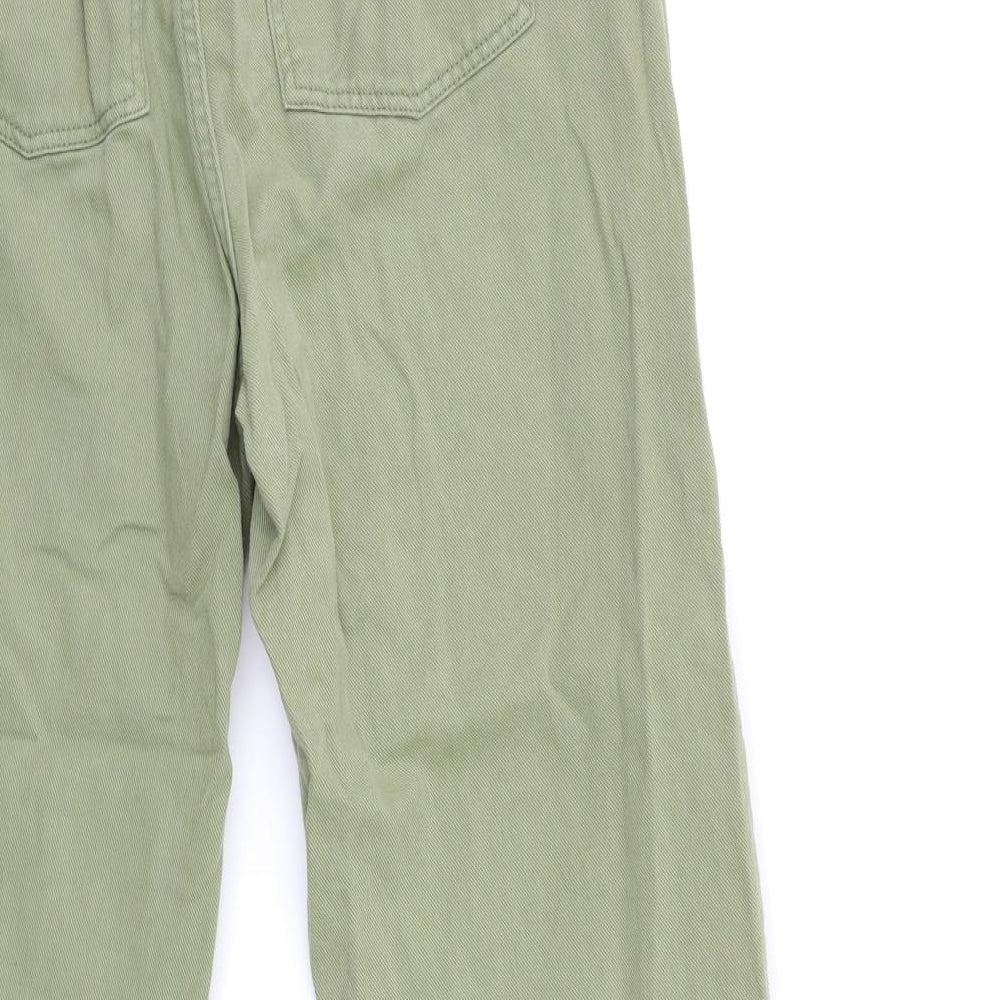 Preworn Womens Green Denim Mom Jeans Size 26 in L26 in