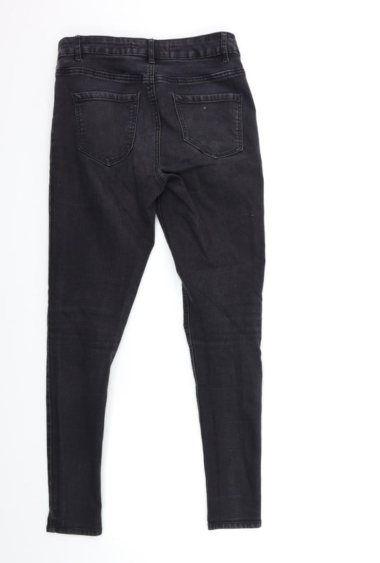 NEXT Womens Black Denim Skinny Jeans Size 10 L28 in
