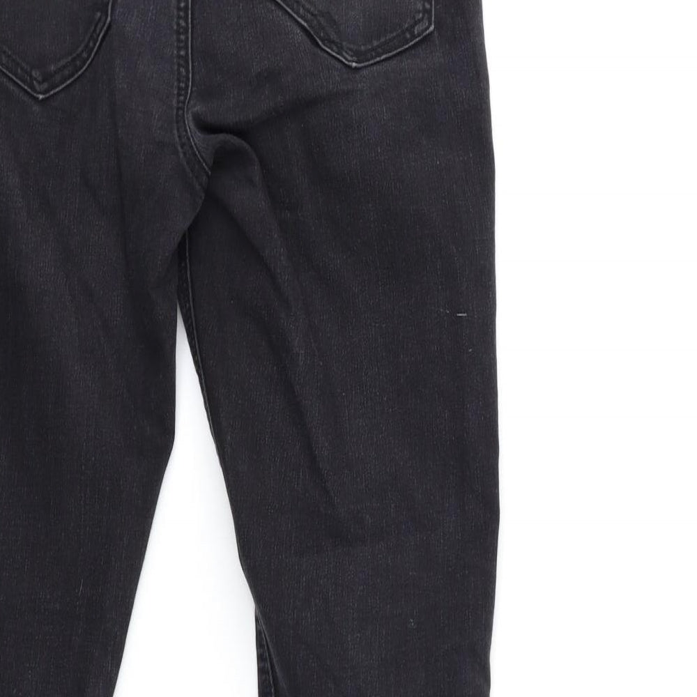 NEXT Womens Black Denim Skinny Jeans Size 10 L28 in