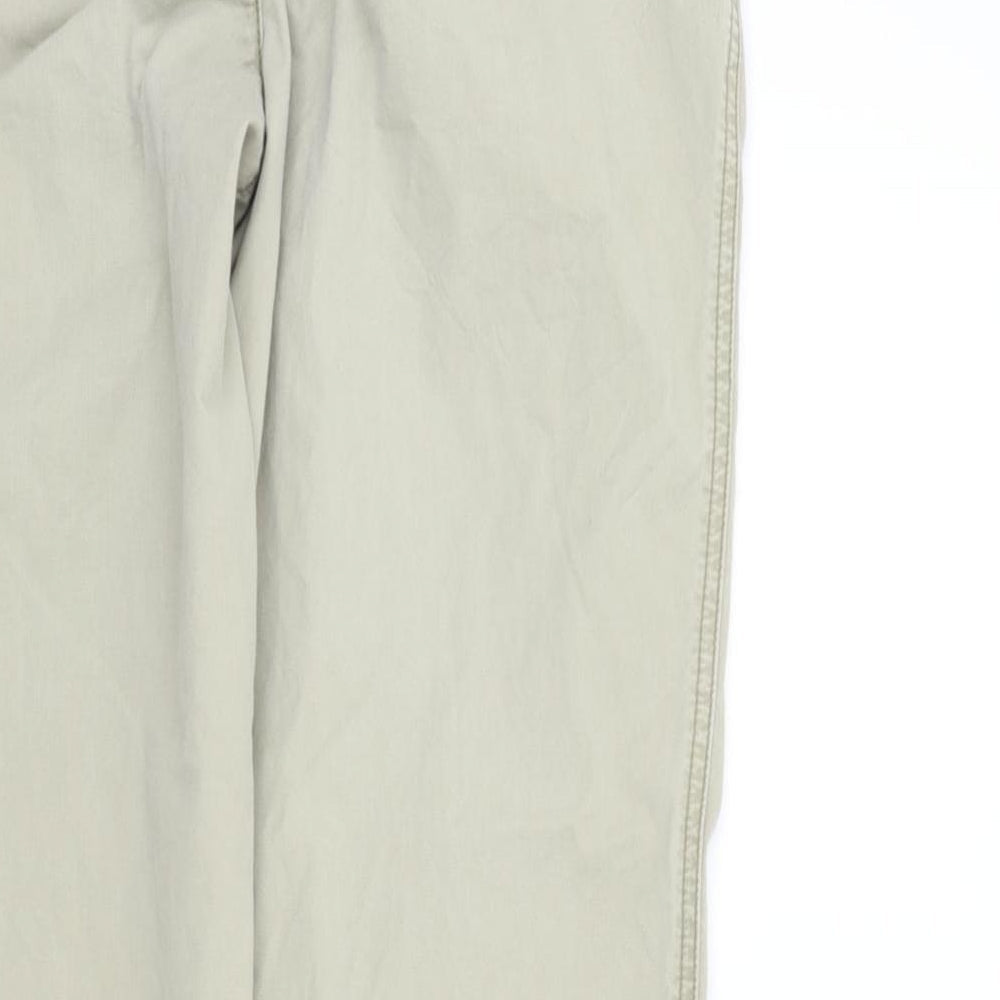Womens UK Size 12 M&S Regular Fit Beige Trousers