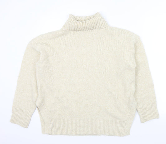 Oasis Womens Beige Pullover Jumper Size M