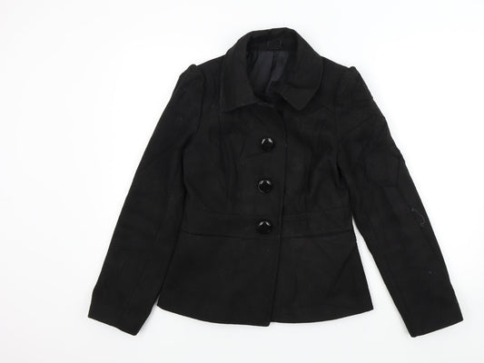 Womens UK Size 8 M&S Black Jacket