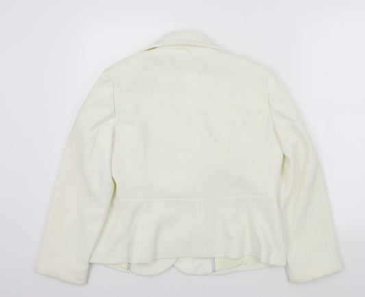 M&S Womens White Jacket