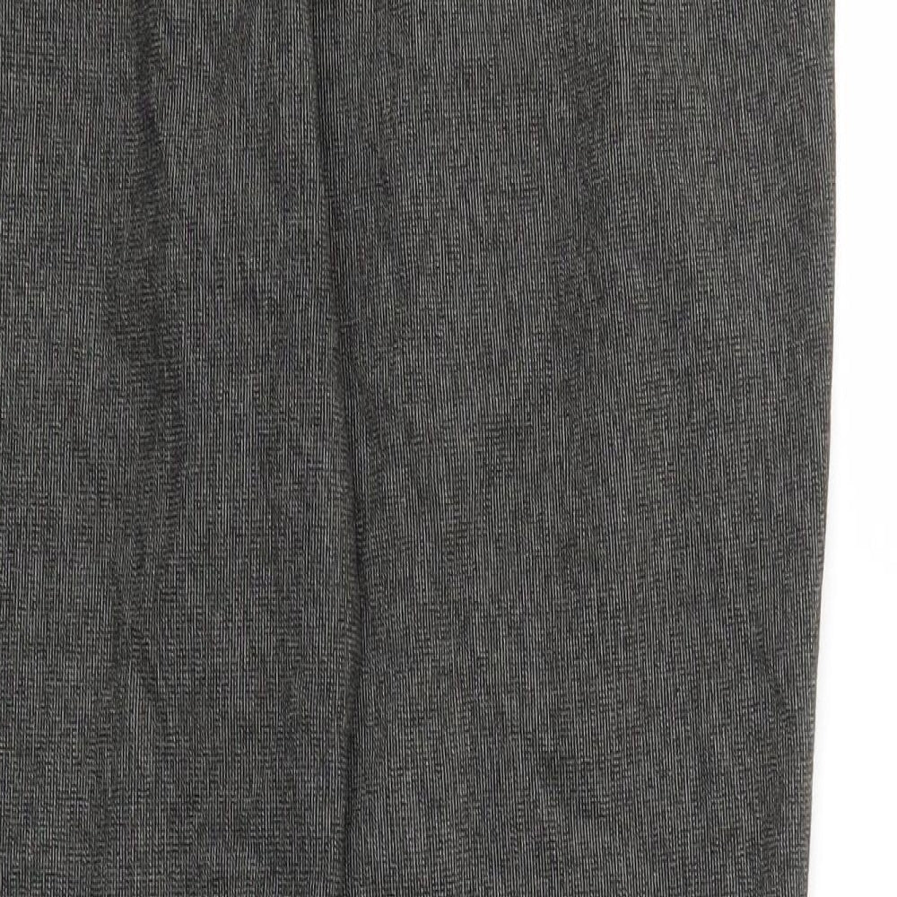 M&S Womens Grey Trousers Size 12 L26 in