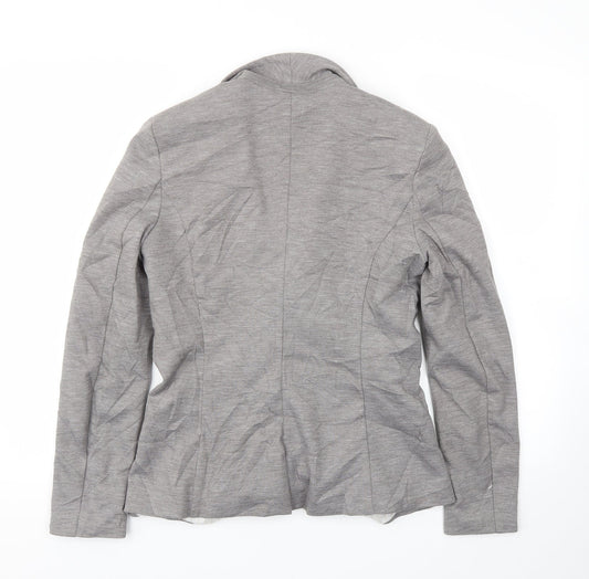 H&M Womens Grey   Jacket Blazer Size 8