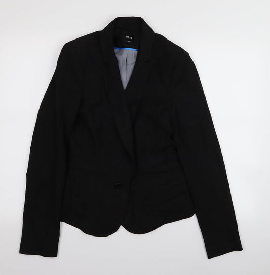 Womens UK Size 12 Oasis Regular Black Blazer