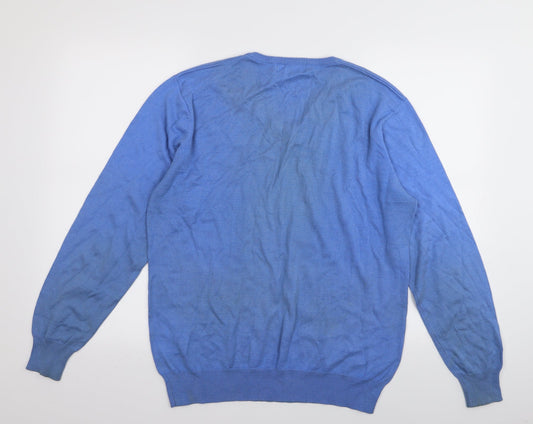 Greenwoods Mens Blue Pullover Jumper Size M