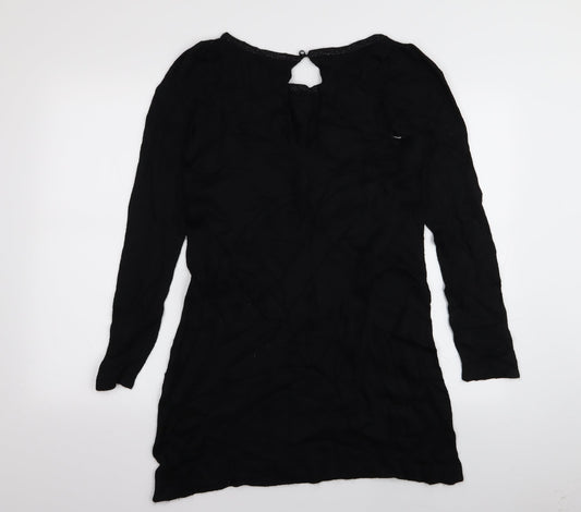 H&M Womens Black Fit & Flare Size S