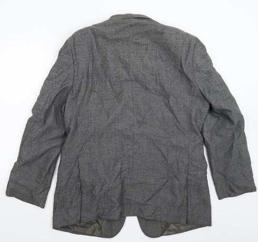 Mens UK Size 44 Preworn Regular Grey Suit Jacket