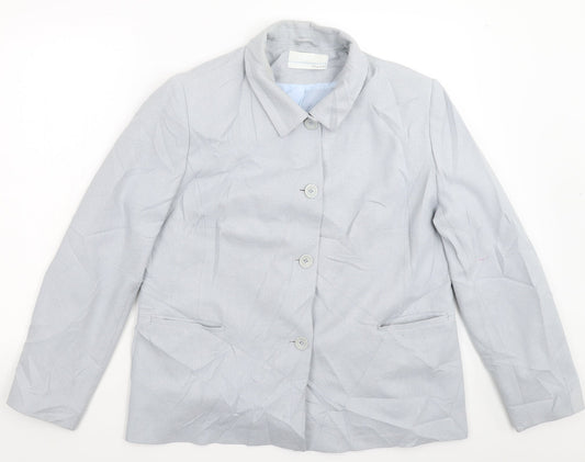 Womens UK Size 20 AMARANTO Regular Grey Blazer