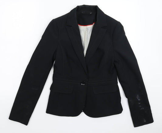 Womens UK Size 10 New Look Regular Black Suit Jacket