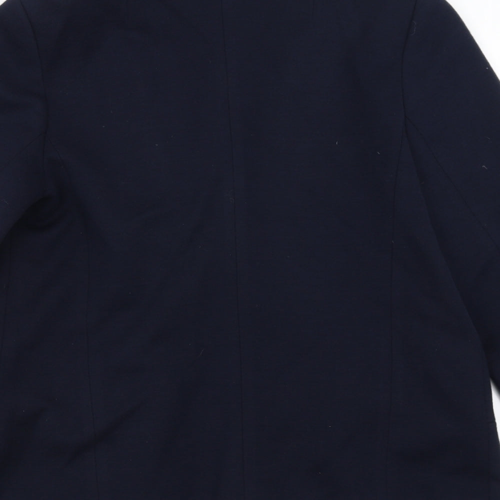 Womens UK Size 12 Preworn Regular Blue Blazer