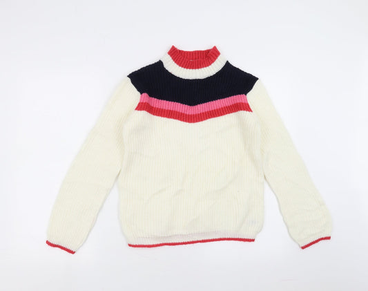 Dunnes Stores Womens Ivory Pullover Jumper Size S - 31in chest