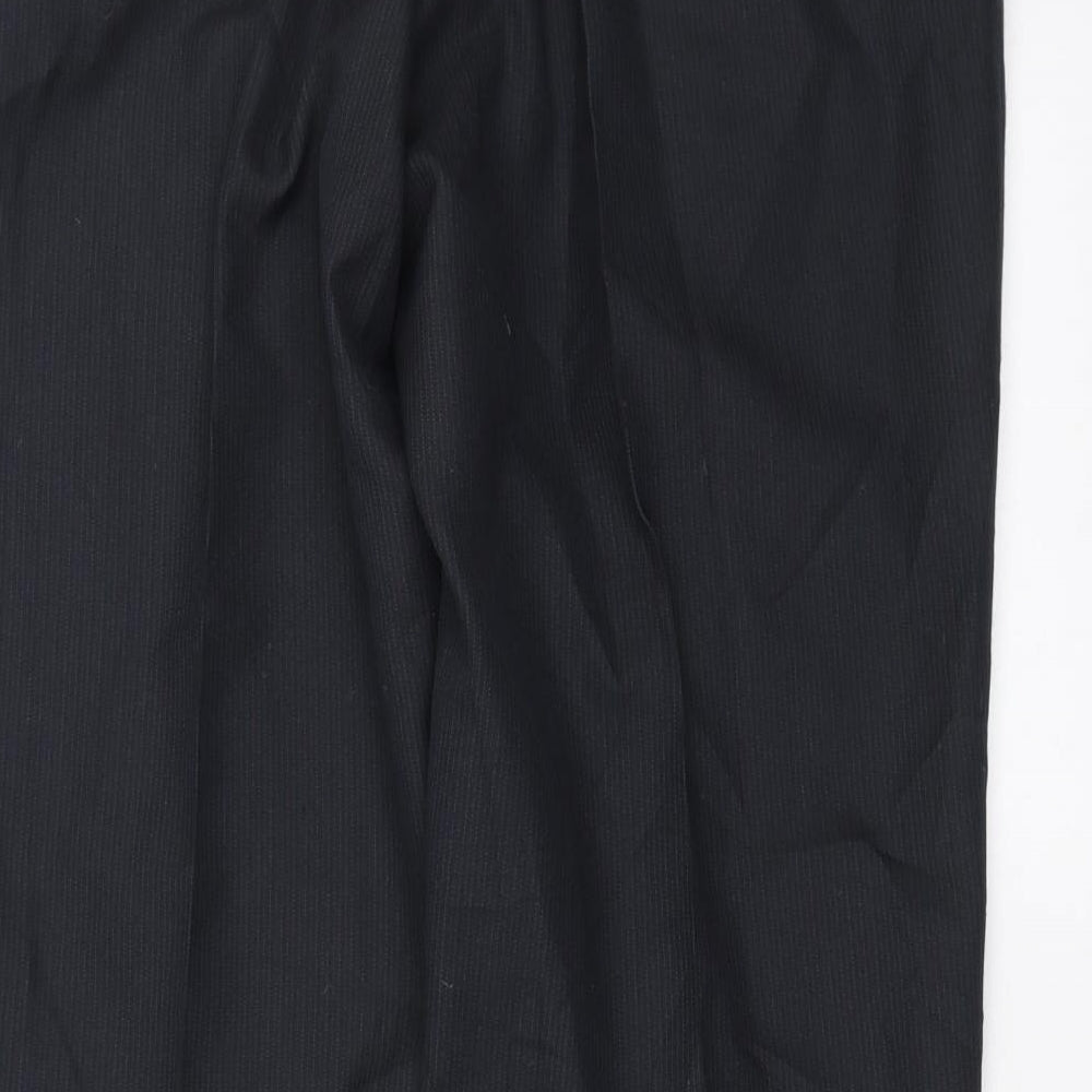 F&F Mens Grey Striped Trousers Size 34 in L29 in