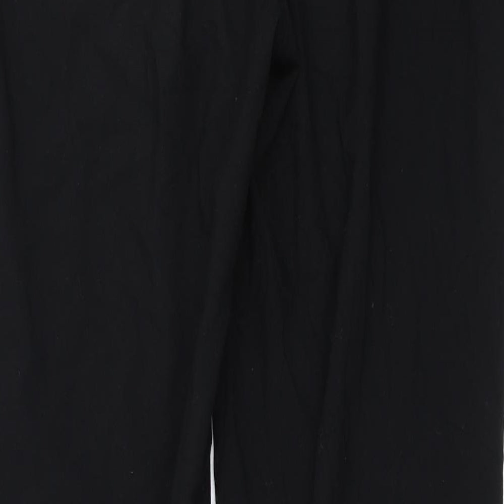 Womens UK Size 12 Marks and Spencer Regular Fit Black Trousers