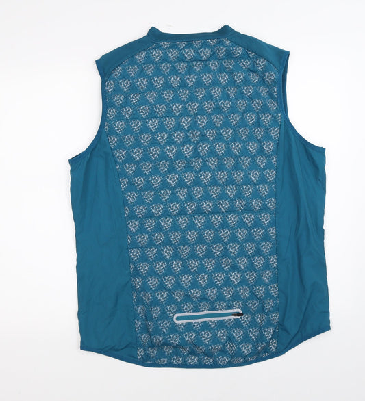 Womens UK Size L Crane Blue Gilet
