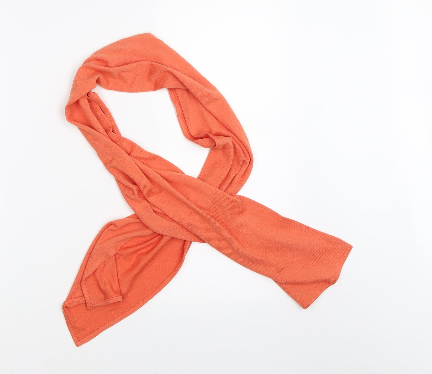 Preworn Womens Orange Scarf