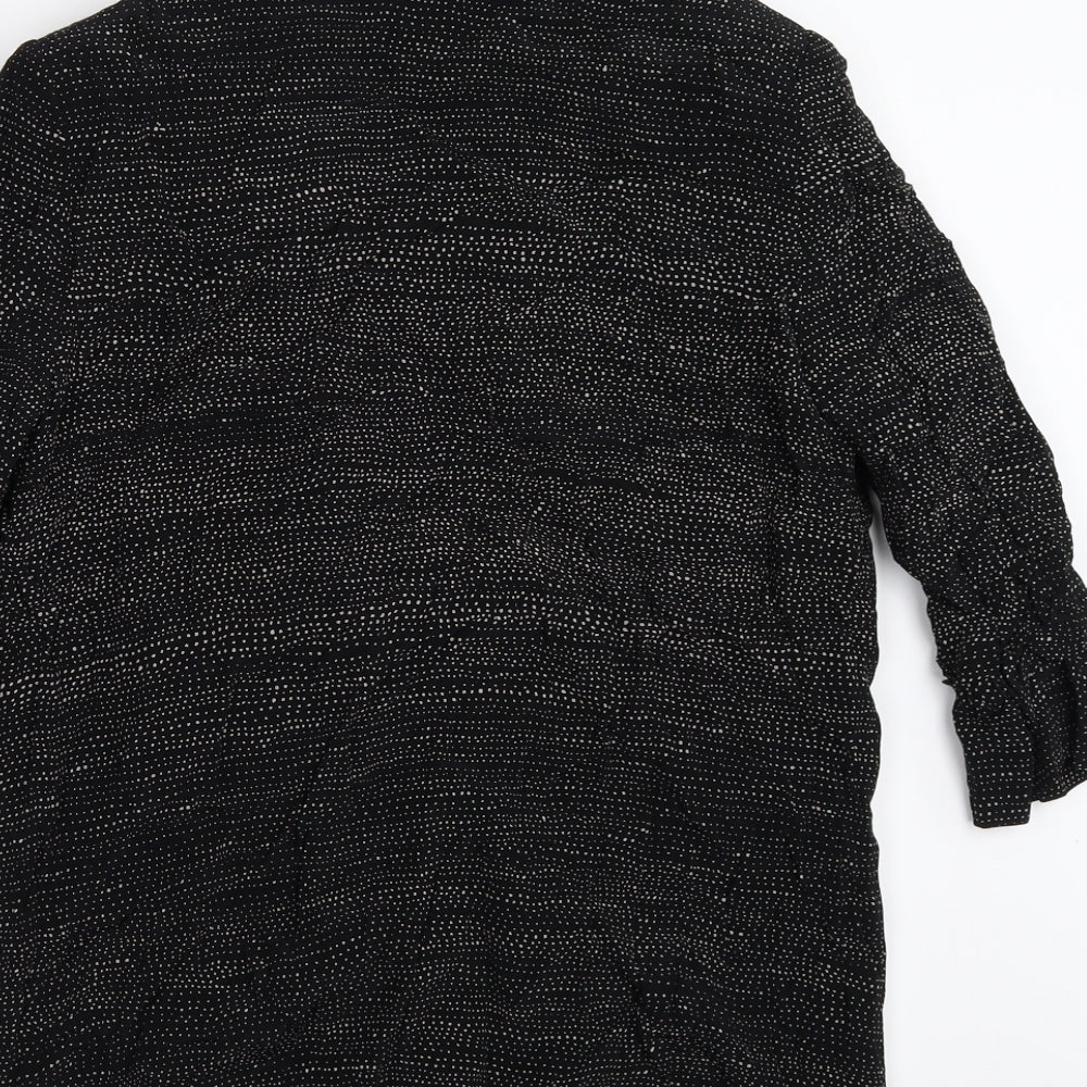F&F Womens Black Polka Dot Jacket Size 10