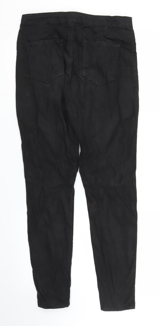 Bershka Womens Black Skinny Jeans Size 10 L26 in