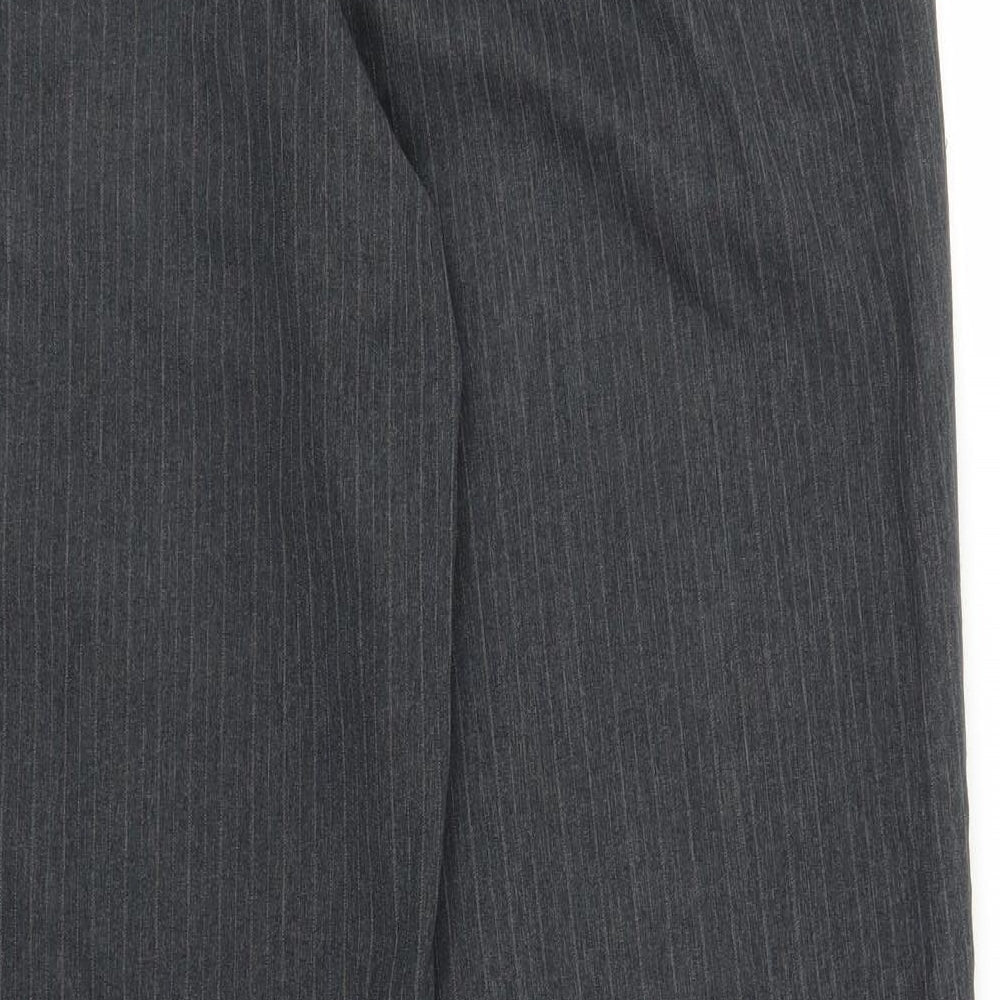Womens UK Size 14 BM Regular Fit Grey Trousers