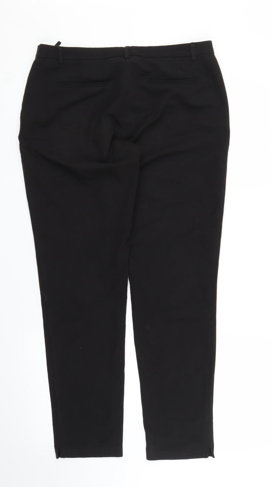 New Look Womens Black Carrot Trousers Size 12 L25 in