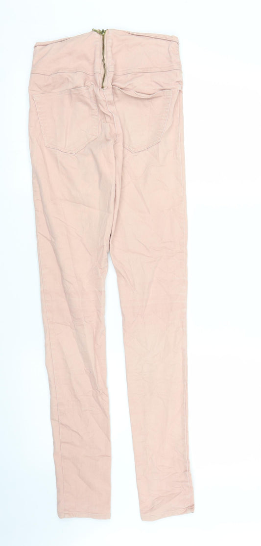 Vera Moda Womens Pink  Denim Skinny Jeans Size XS L30 in