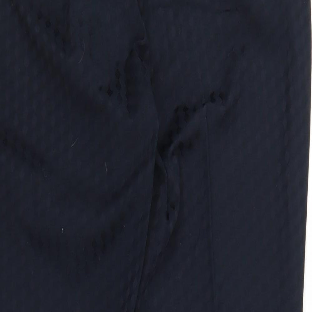 Womens UK Size 14 F&F Regular Fit Carrot Blue Trousers
