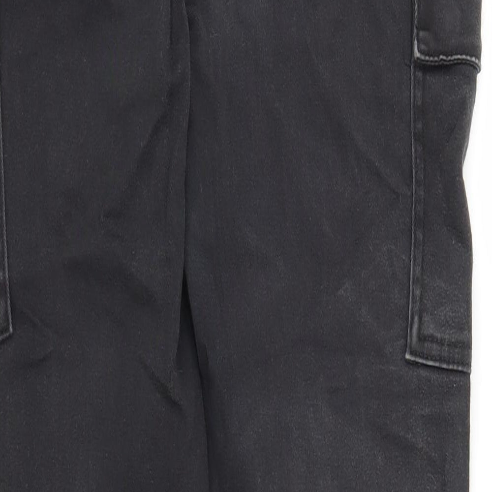 M&Co Womens Black Denim Skinny Jeans Size 10 L28 in