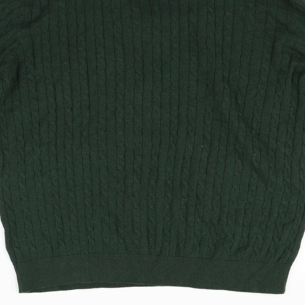 Lincoln Womens Green Pullover Jumper Size L